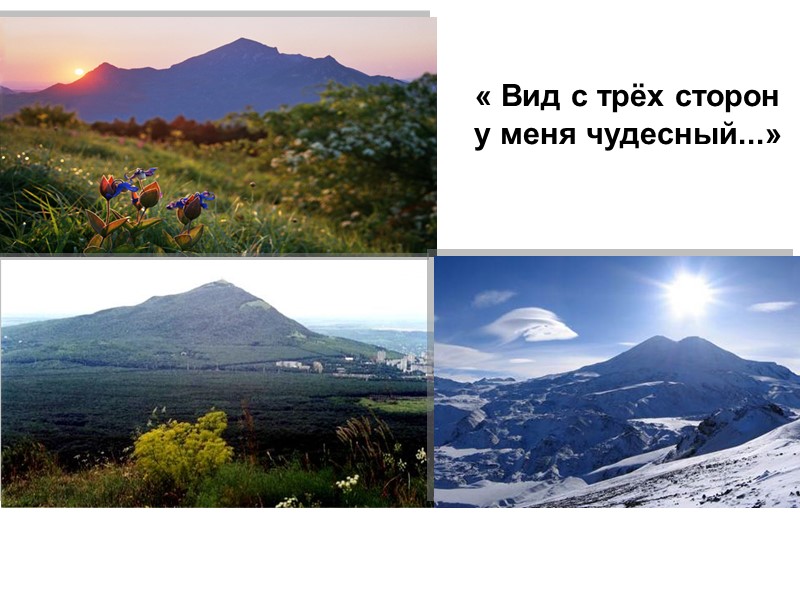 « Вид с трёх сторон у меня чудесный...»